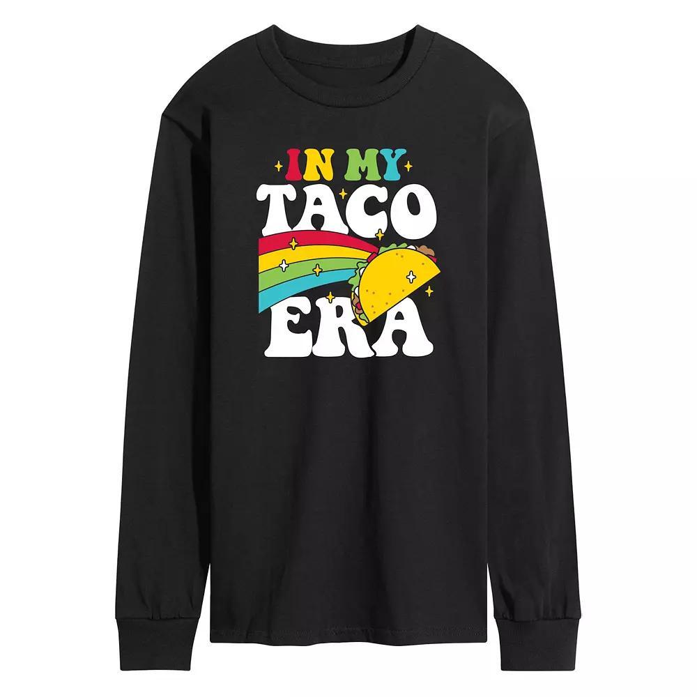 Mens In My Taco Era Long Sleeve Graphic Tee Product Image