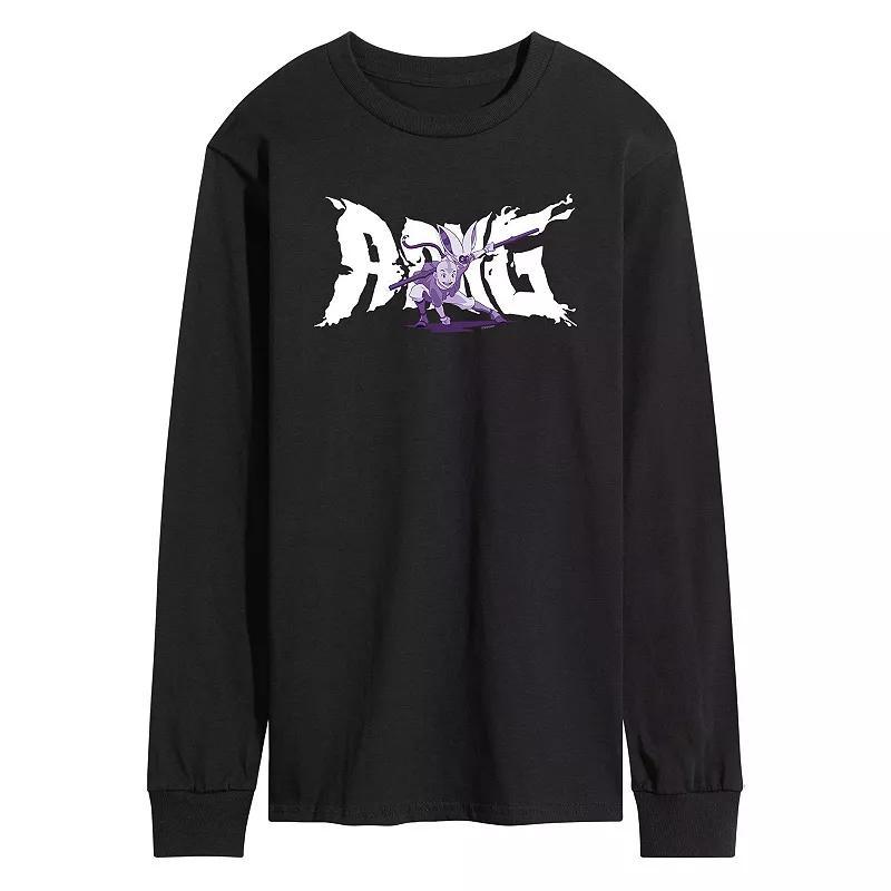 Mens Willy Wonka Retro Logo Long Sleeve Graphic Tee Product Image