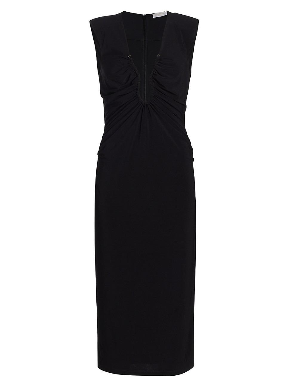 Ramy Brook Elena Ruched Midi Dress Product Image