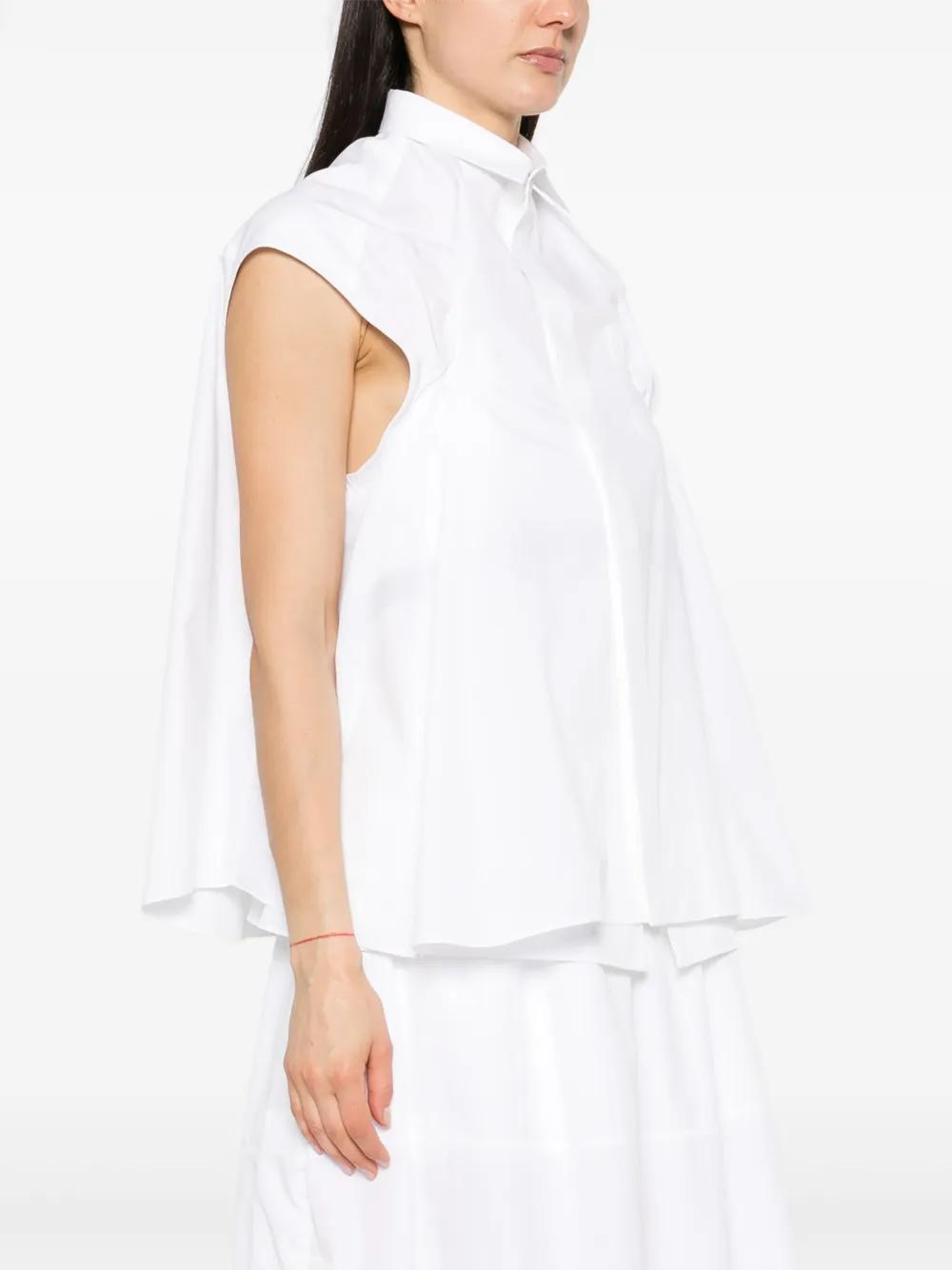 SACAI Layered-design Blouse In White Product Image