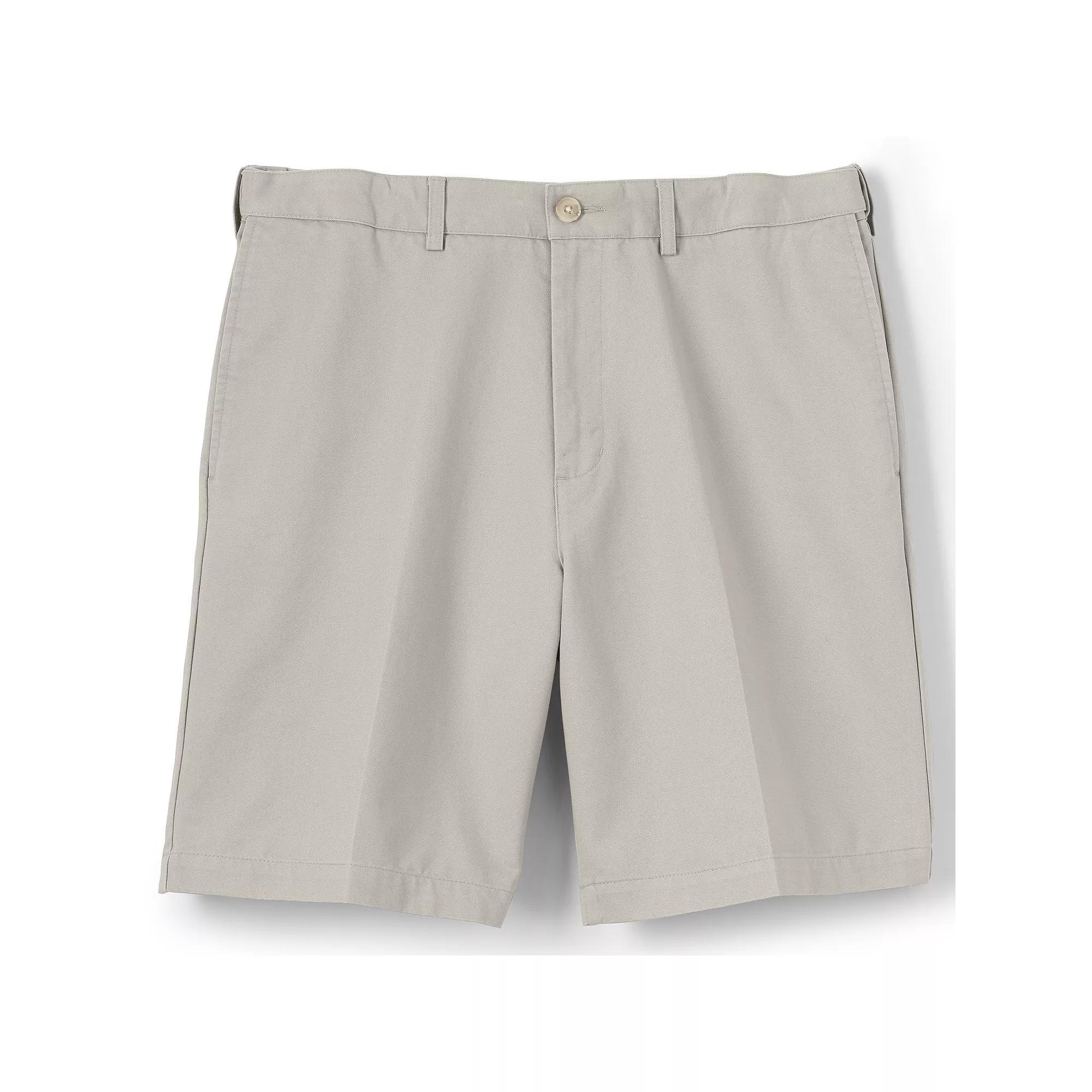 Men's Lands' End Comfort-Waist Classic-Fit 9-inch No-Iron Chino Shorts, Size: 40, Radiant Blue Product Image
