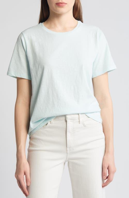 Eileen Fisher Crew Neck Tee (Seastar) Women's Clothing Product Image