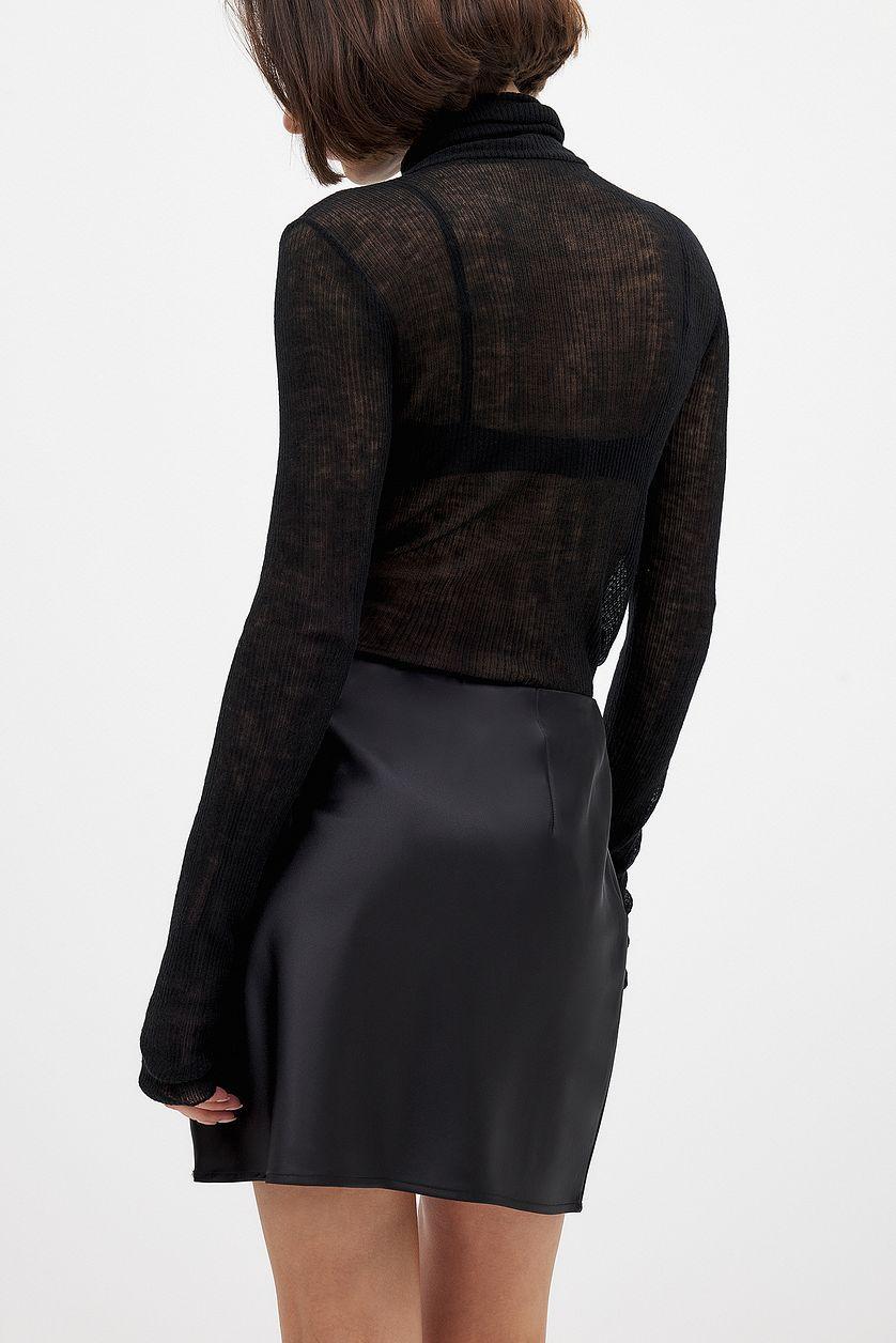 Mini Satin Skirt Product Image