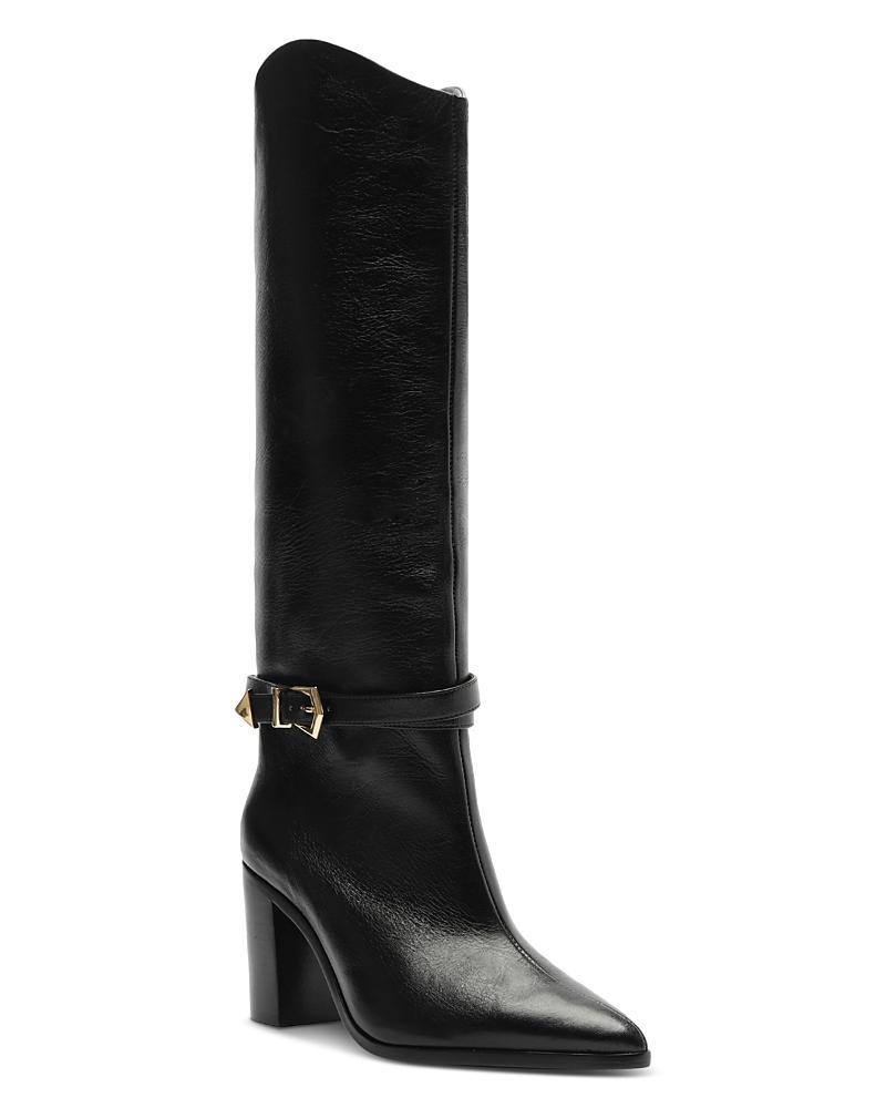 Schutz Womens Maryana Belt Block Boots Product Image
