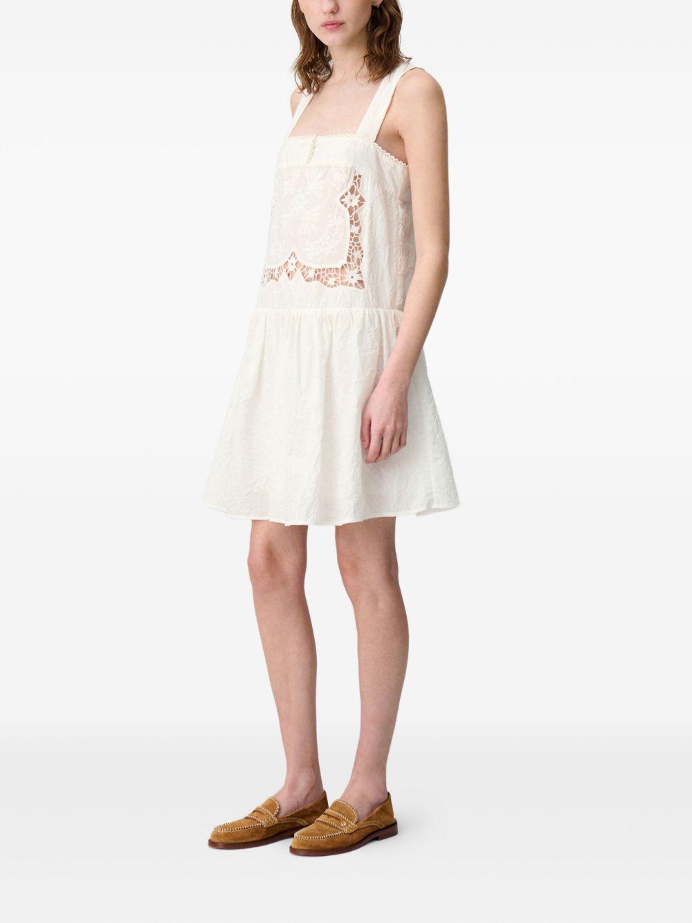 embroidery mini dress Product Image