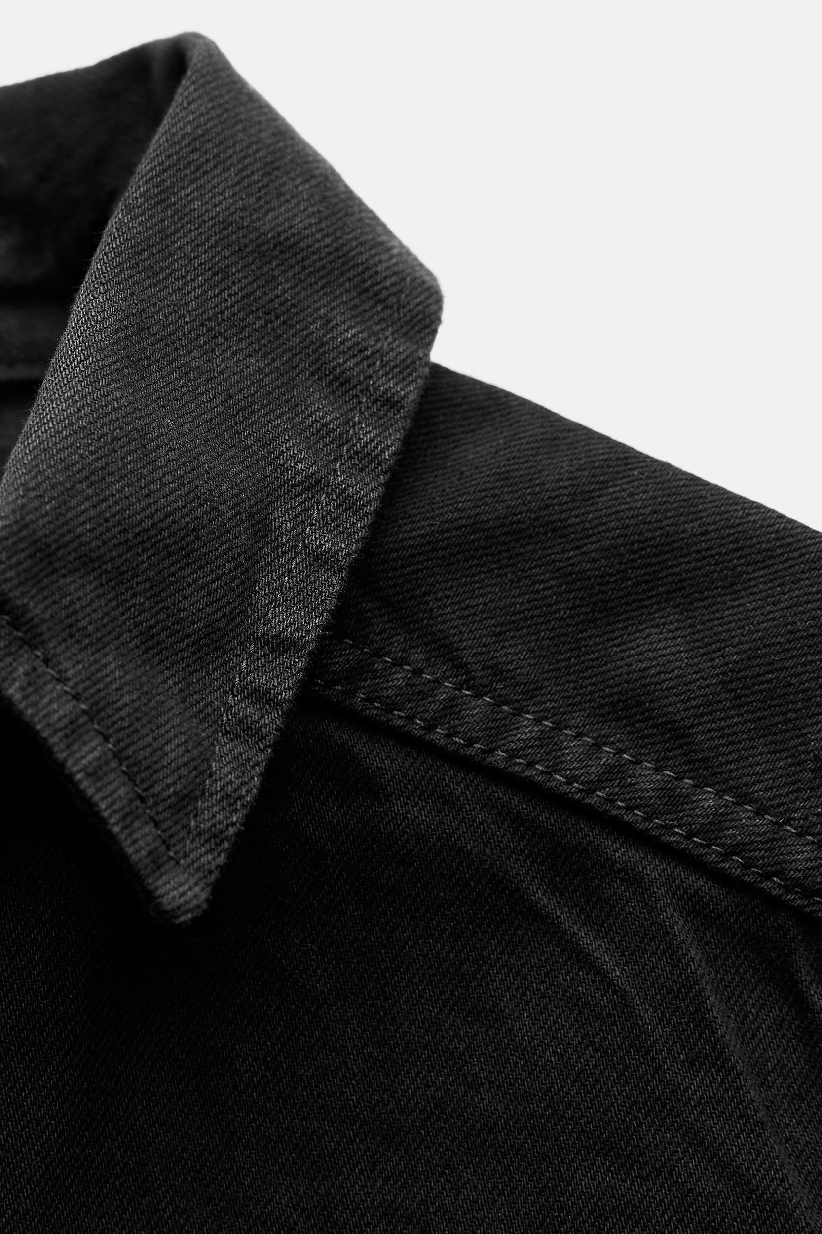 SLIM DENIM SHIRT ZW COLLECTION Product Image