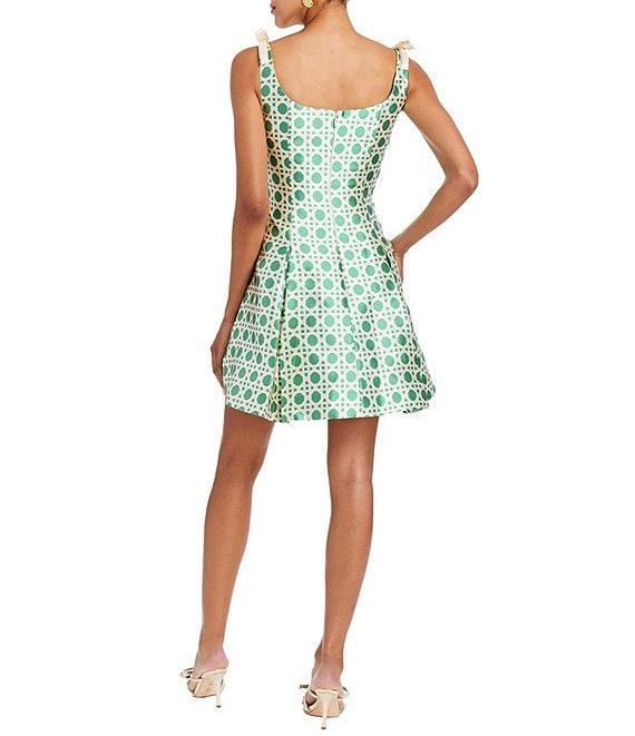 Mestiza New York Gillian Silk Twill Blend Scoop Neck Sleeveless Mini Dress Product Image