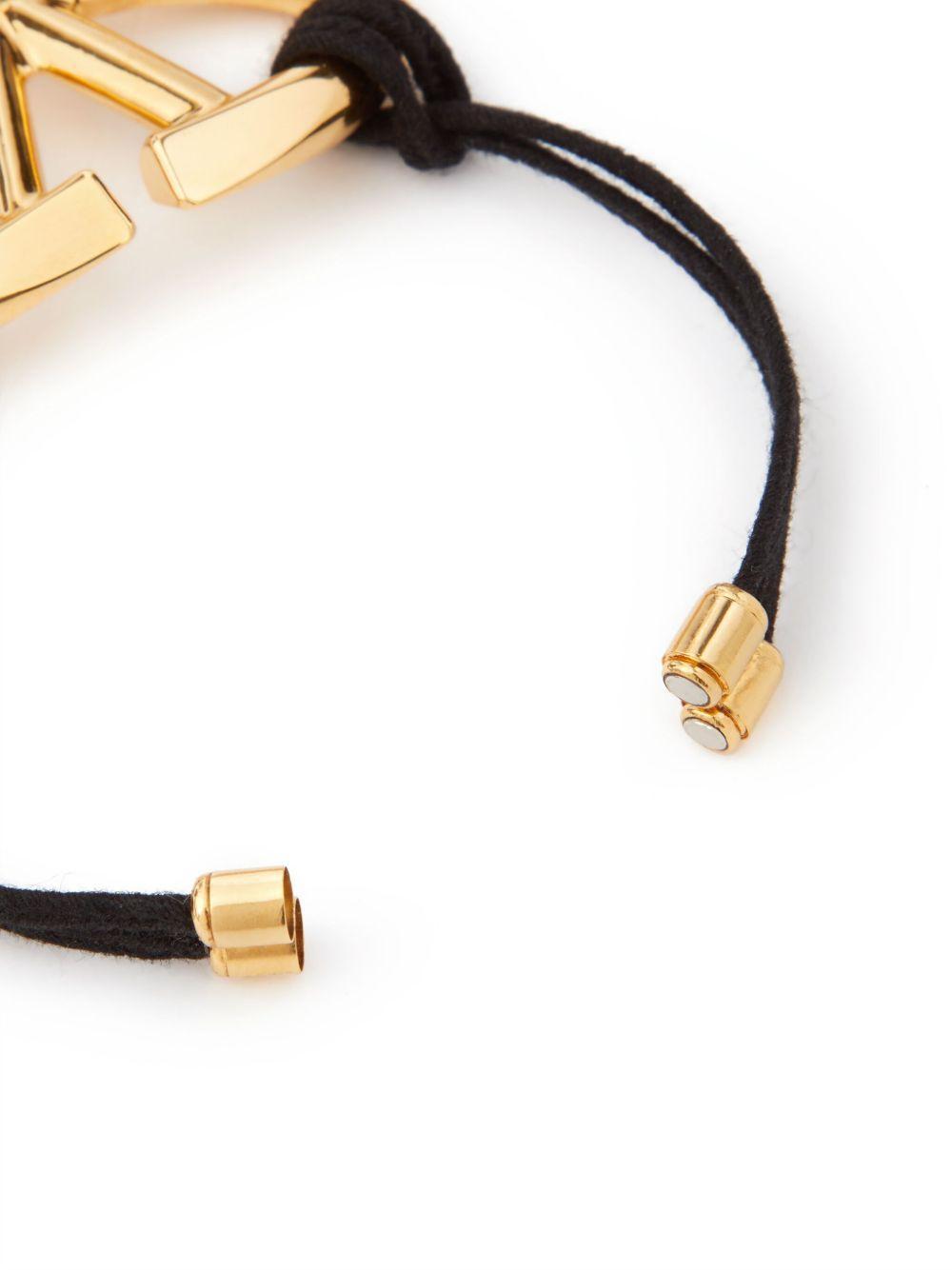 V-Logo cotton bracelet Product Image
