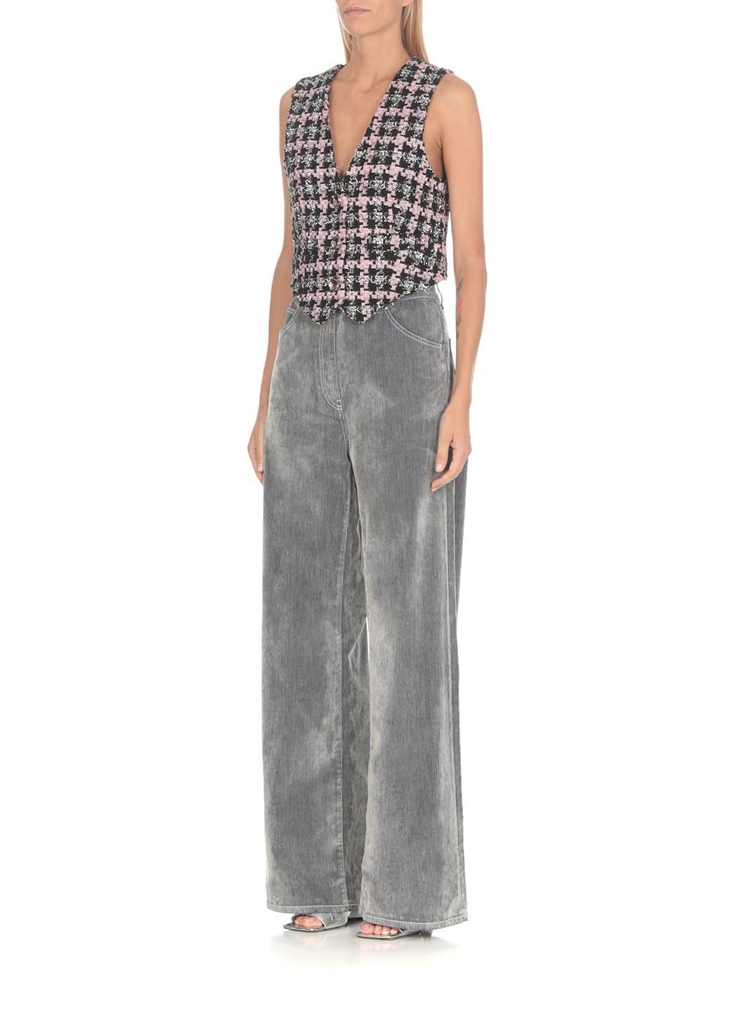MSGM Pants In Gray Product Image