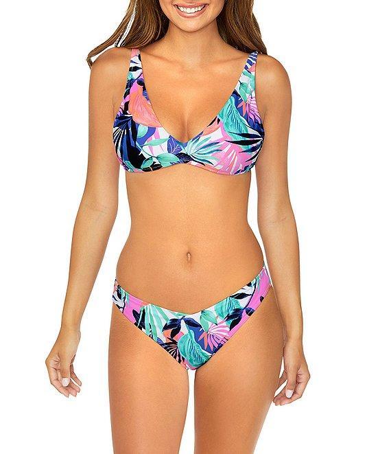 Raisins She's Like Summer Oahu V-Waist High Leg Hipster Swim Bottom Product Image