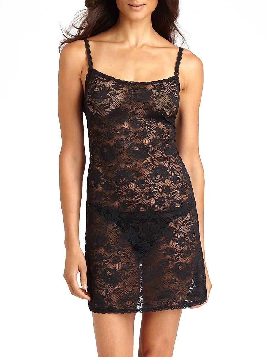 Womens Never Say Never Foxie Lace Chemise Product Image