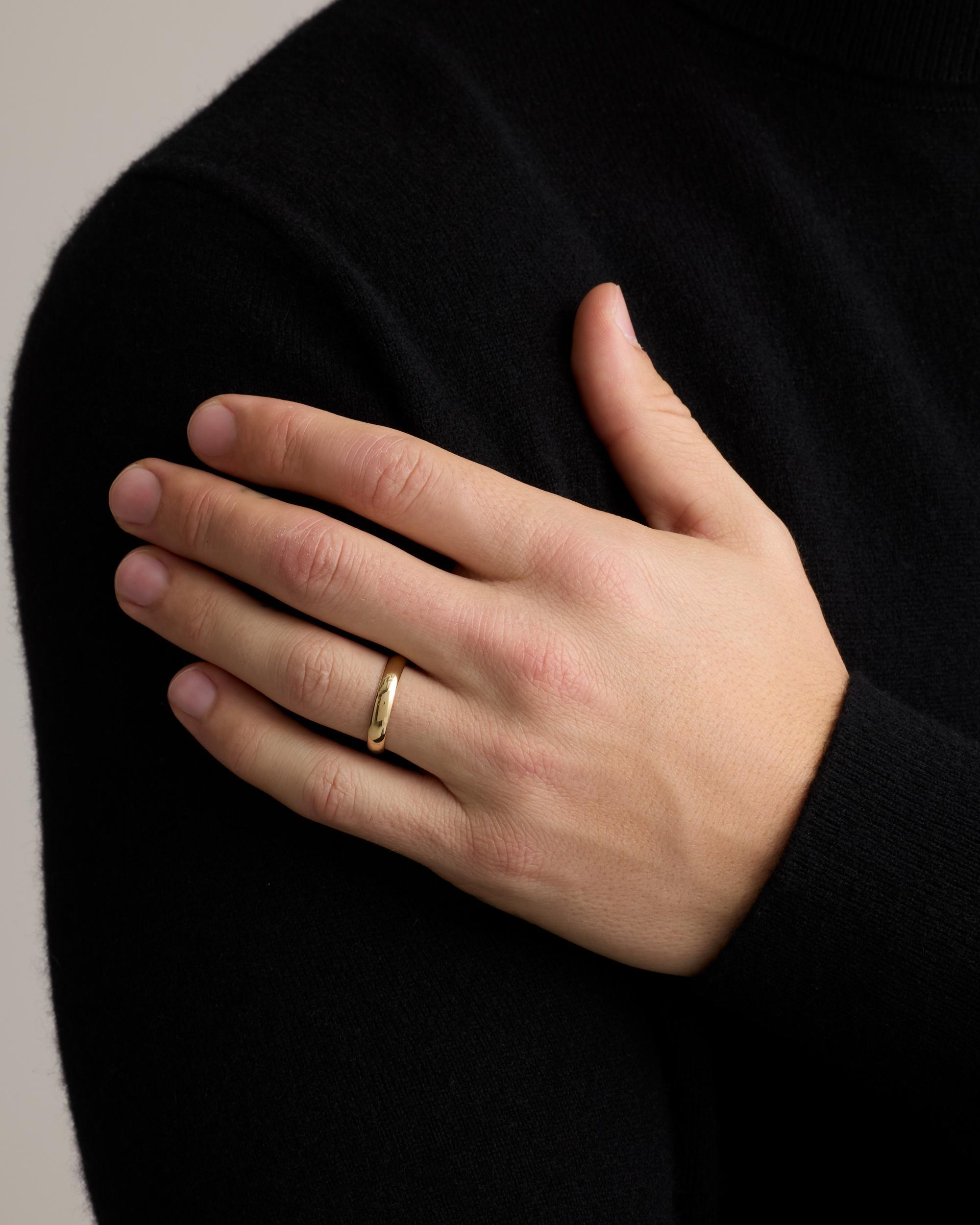 Quince | Men's Low Dome Band Rings Product Image