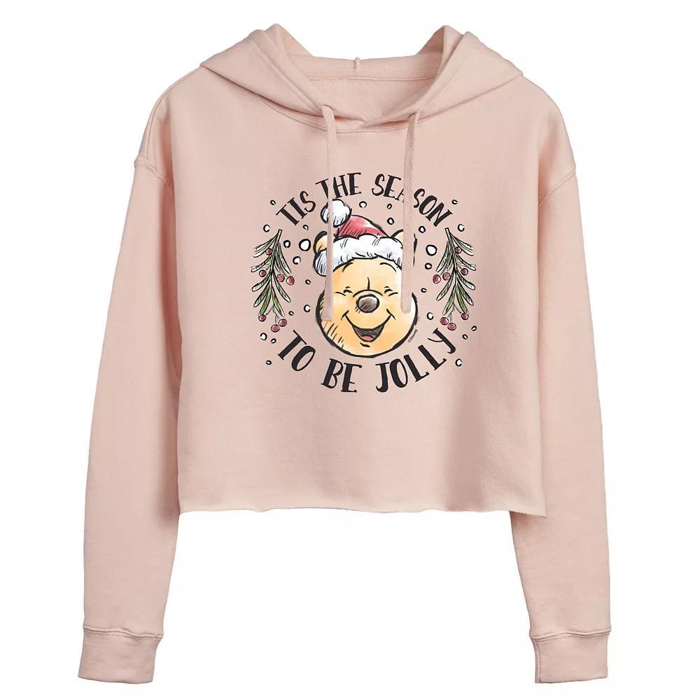 Disney's Winnie The Pooh Women's Tis The Season Tee, Girl's, Size: Large, Pink Product Image