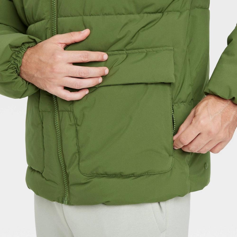 Mens Heavy Puffer Jacket - All In Motion L Product Image
