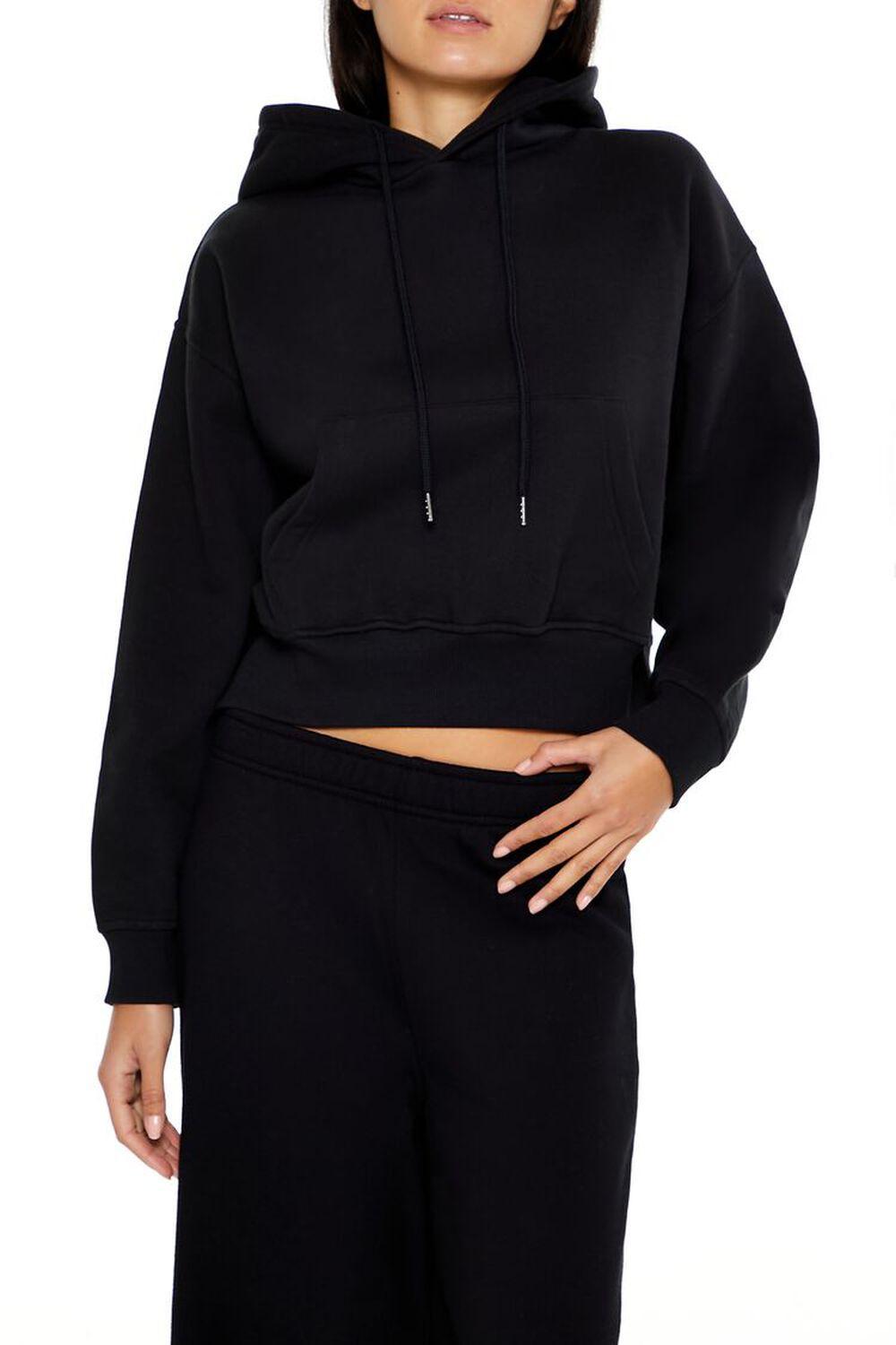 Fleece Drawstring Hoodie | Forever 21 Product Image
