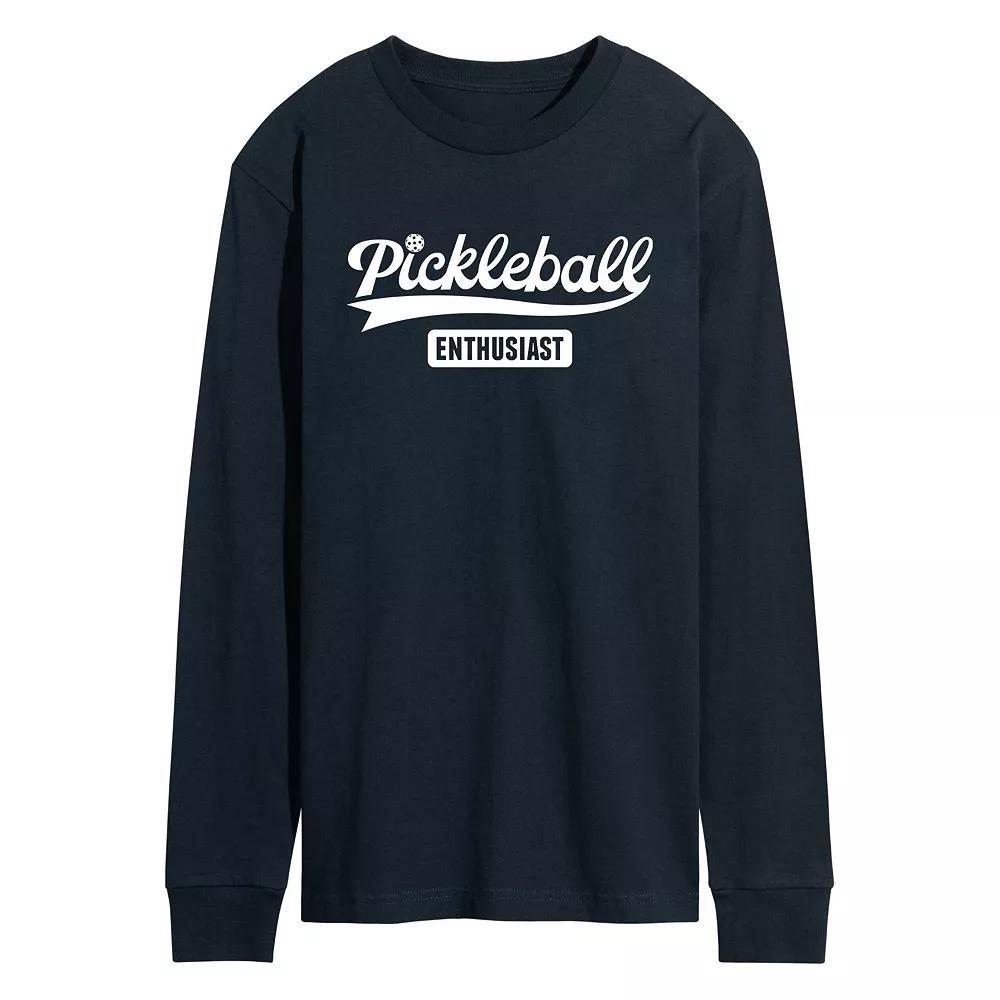 Men's Pickleball Enthusiast Tee, Size: Large, Blue Product Image