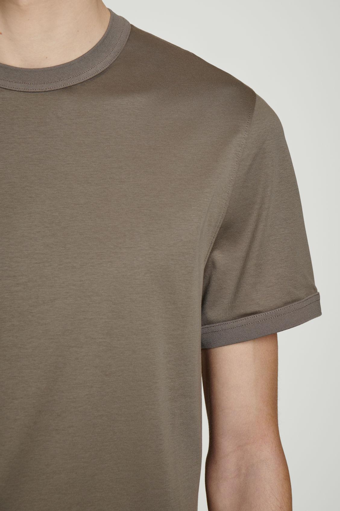 REGULAR-FIT MERCERIZED-COTTON T-SHIRT Product Image