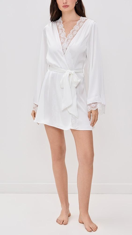 Kat the Label Sidney Robe Ivory | Shopbop Product Image