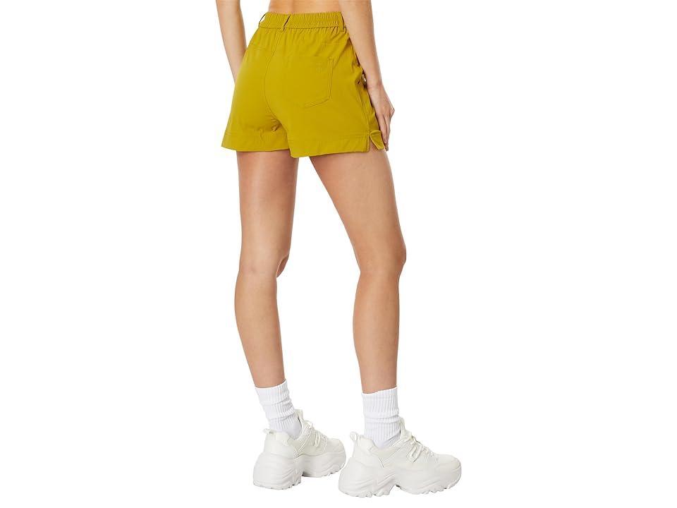 Madewell Taiyaki Zip Hike Shorts (Citrus Lime) Women's Shorts Product Image