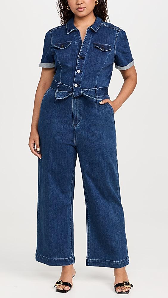 PAIGE Anessa Short Sleeve Jumpsuit | Shopbop Product Image