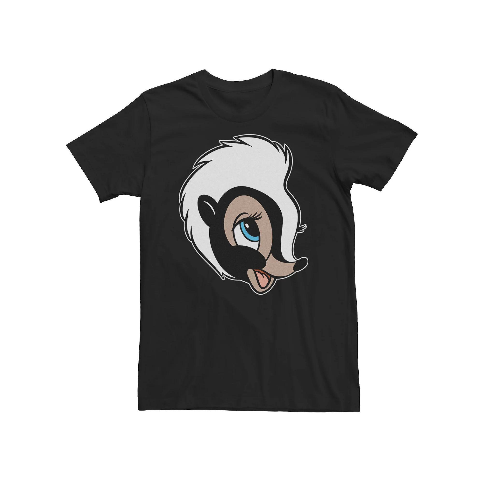 Big & Tall Disney Bambi Flower Big Face Tee, Men's, Size: 3XL Tall, Black Product Image