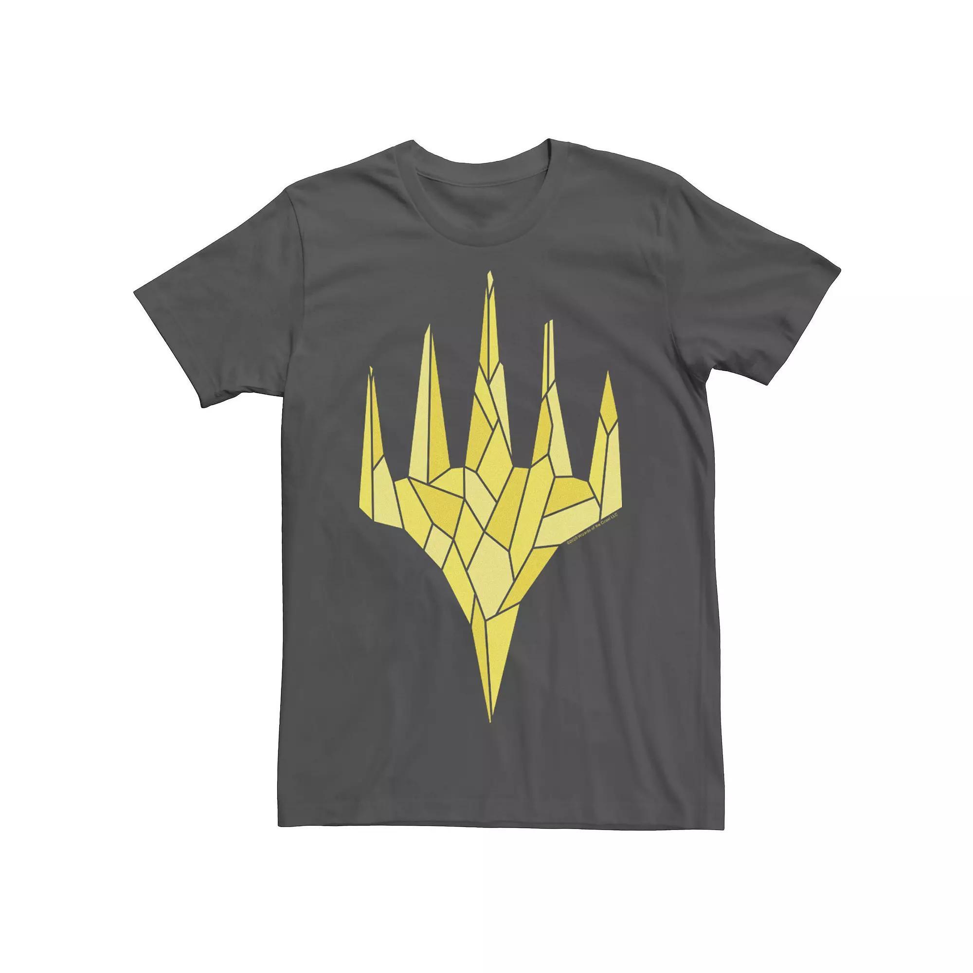 Men's Magic: The Gathering White Crystal Tee, Size: XXL, Grey Product Image