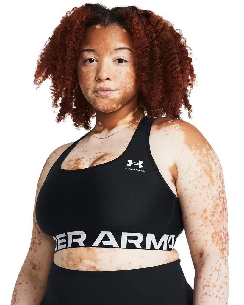 HeatGear Armour Mid Branded Womens Sports Bra Product Image