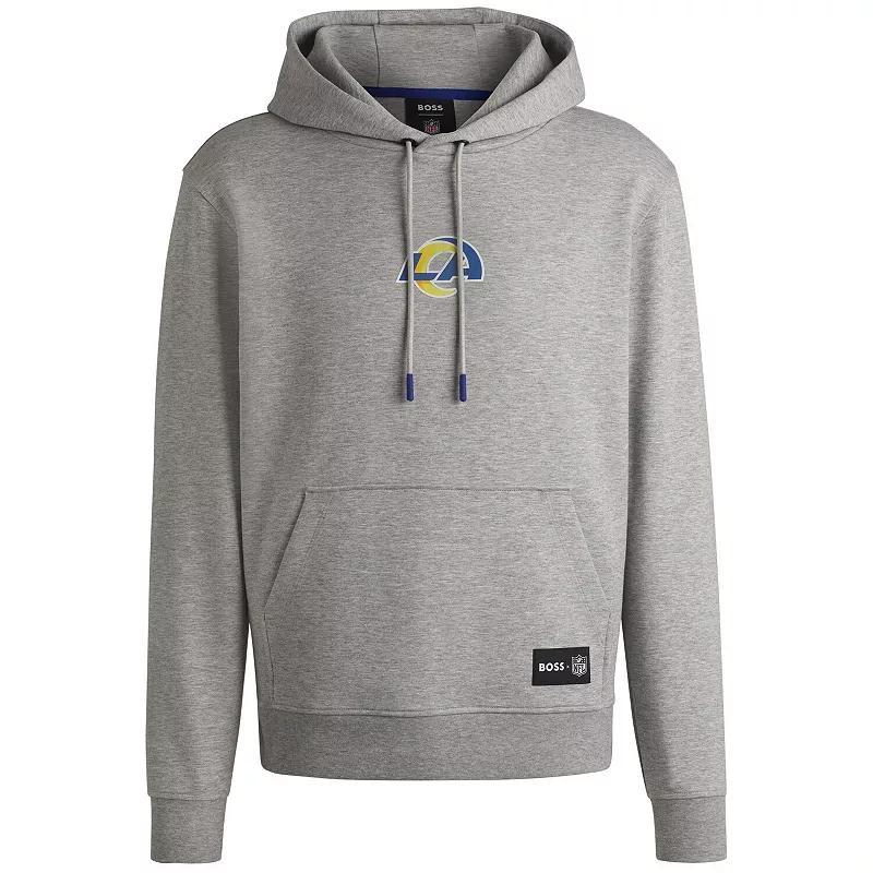 Unisex Hugo Boss Heather Gray Los Angeles Rams Woodson Tri-Blend Hoodie, Adult Unisex, Size: XL, Grey Product Image