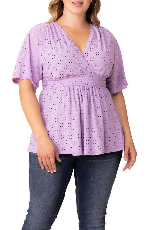 Sunny Day Eyelet Top - Plus Product Image