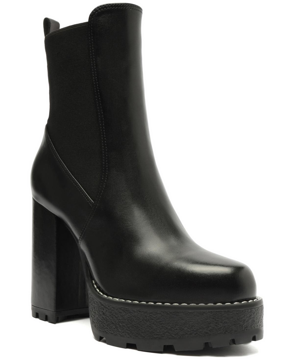 Billie Platform  Leather Bootie Product Image