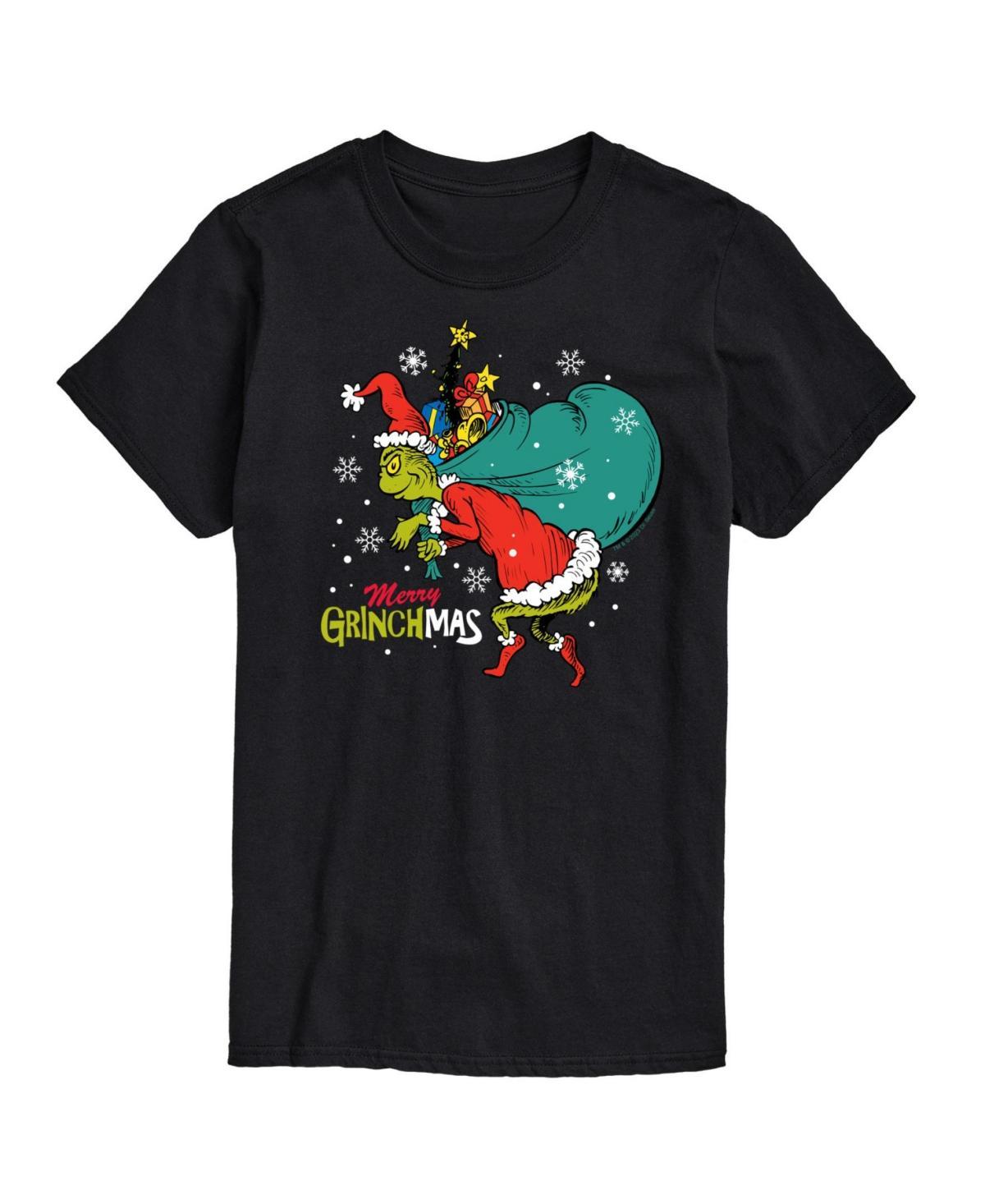 Mens Dr. Seuss The Grinch Face Graphic Tee Product Image