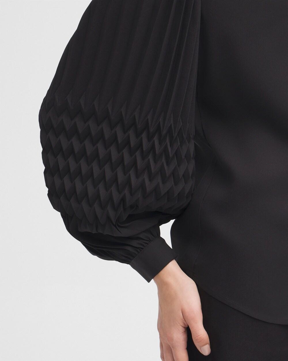 Black Label™ Pleated Blouse Product Image