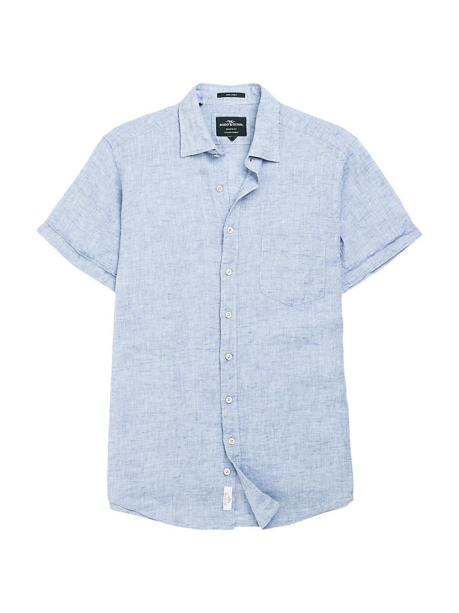 Mens Palm Heights Linen Short-Sleeve Shirt Product Image