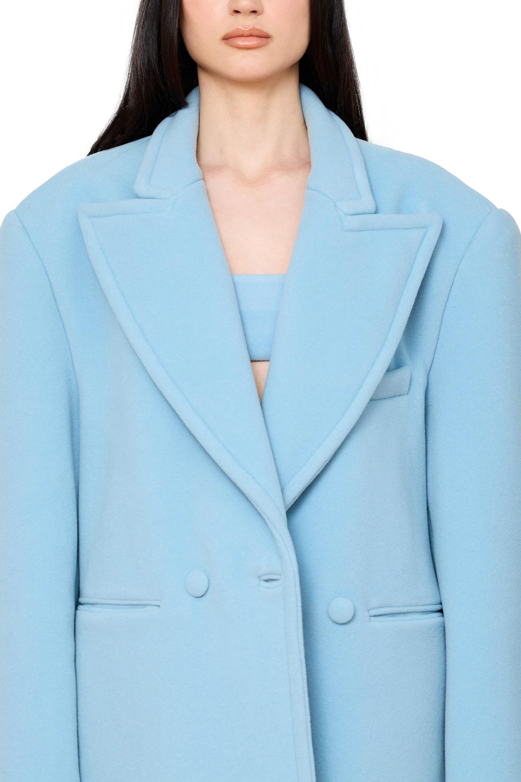 Oversized Double Faced Wool Coat Product Image