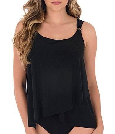 Miraclesuit Solid Dazzle Underwire Tankini Swim Top Product Image
