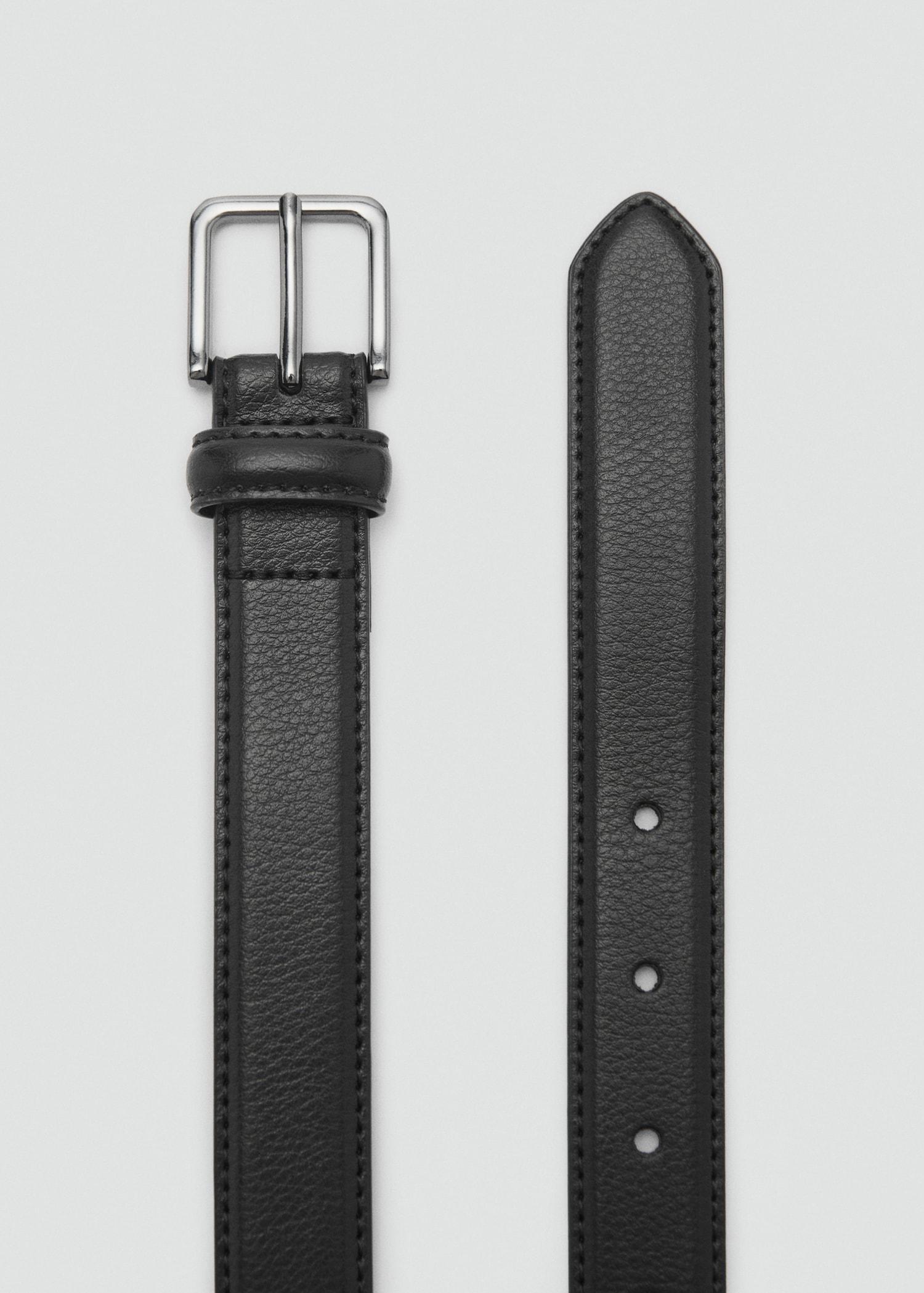 Leather belt - Men | MANGO USA Product Image