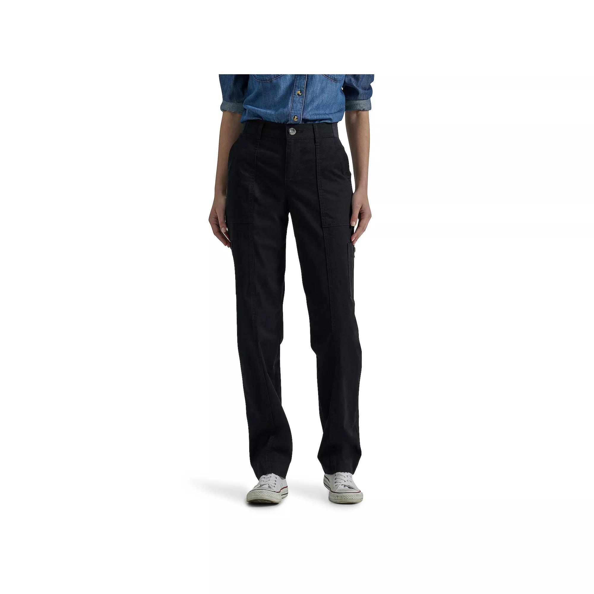 Womens Lee Ultra Lux Comfort with Flex-To-Go Straight-Leg Utility Pants Product Image