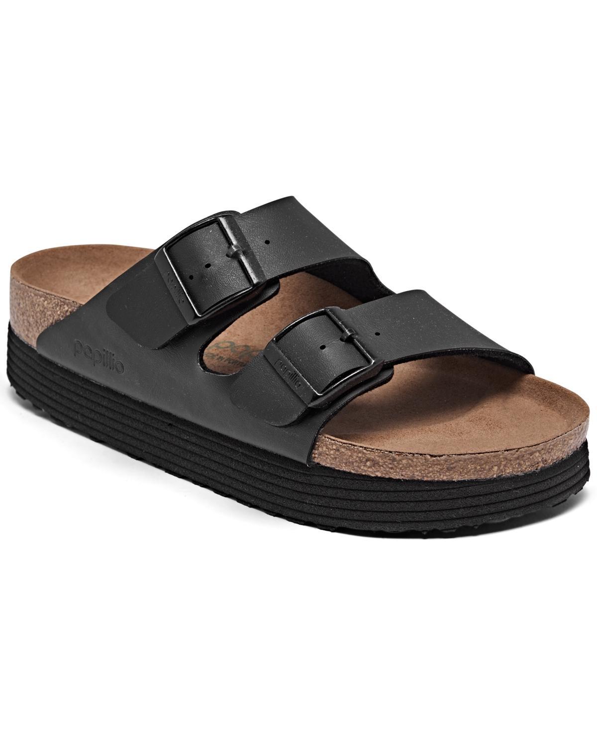 Birkenstock Womens Arizona Platform - Shoes White/White Product Image