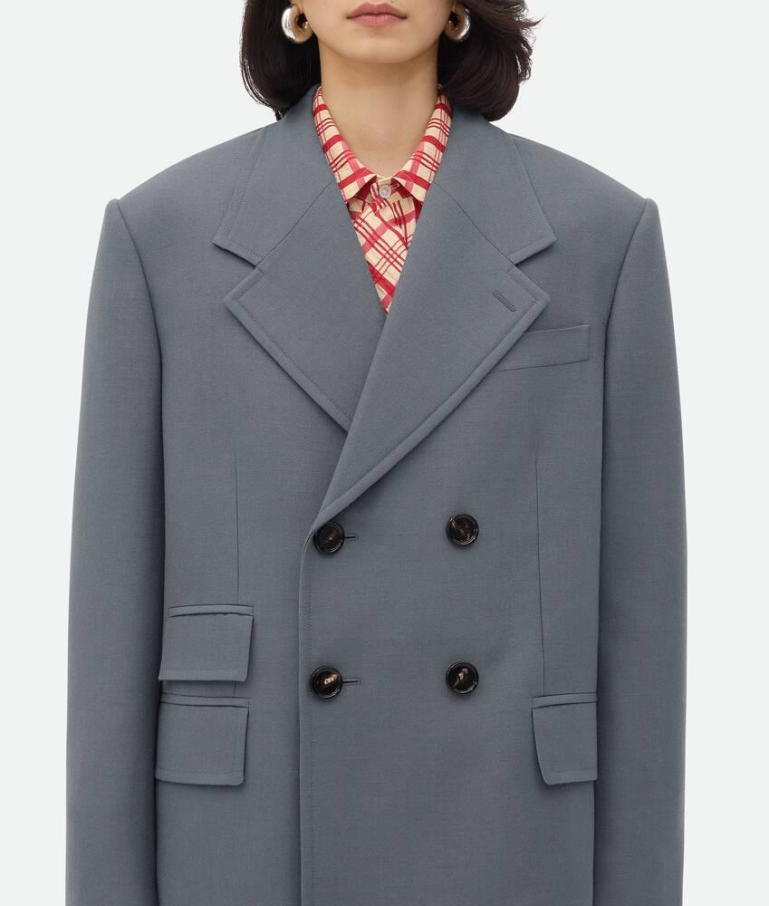 Women's Wool Mohair Jacket in Thunder Product Image