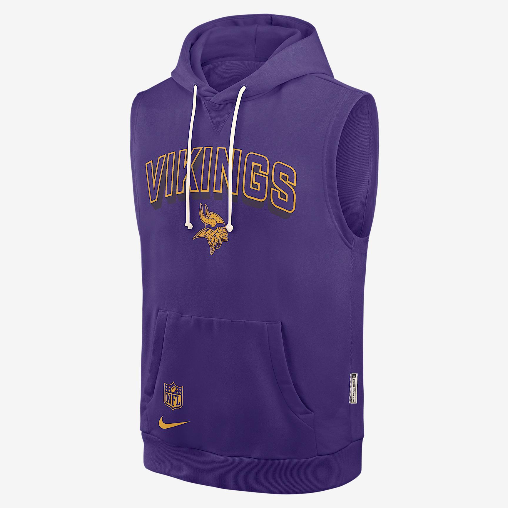 Buffalo Bills Sideline Nike Men's Dri-FIT NFL Sleeveless Pullover Hoodie Product Image