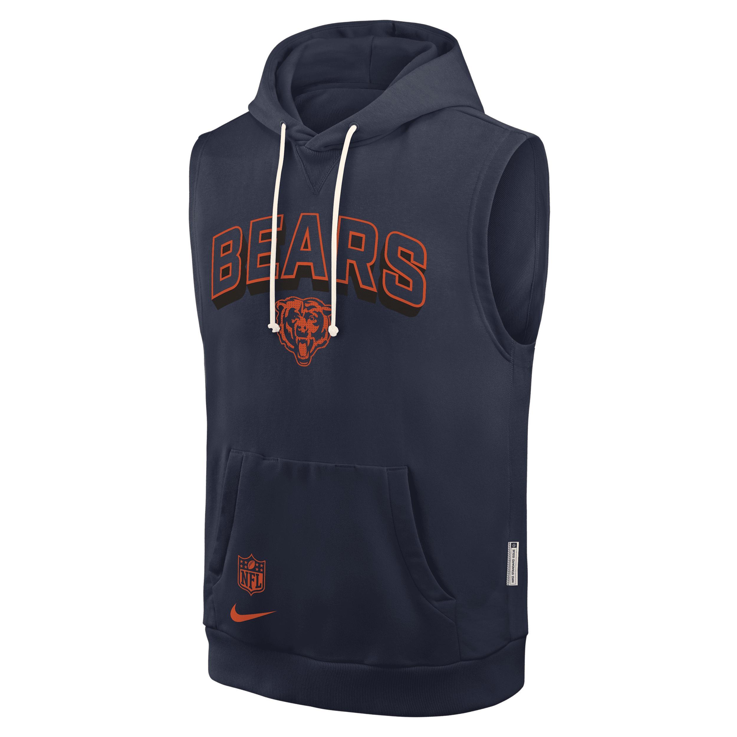 Buffalo Bills Sideline Men's Nike Dri-FIT NFL Sleeveless Pullover Hoodie Product Image