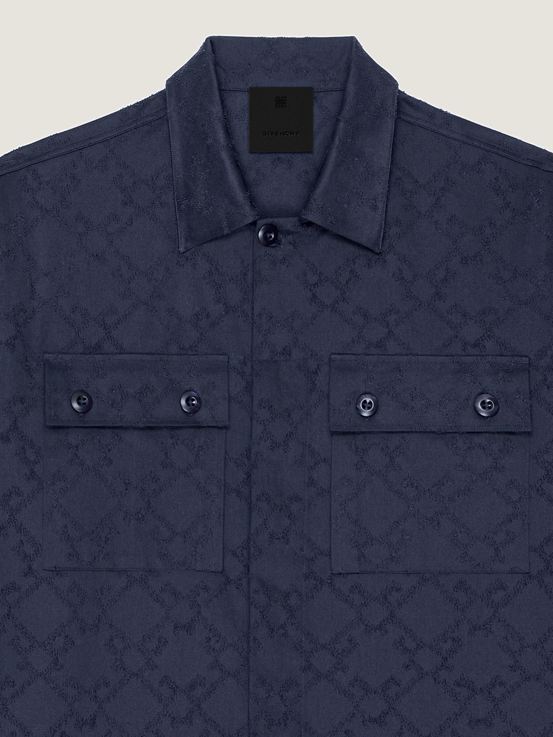Cargo pants in monogram 72 cotton Product Image