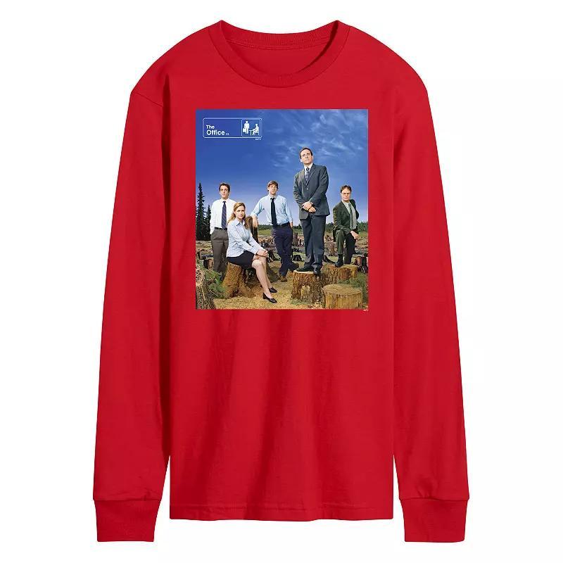 Mens National Lampoons Christmas Vacation Holiday Card Long Sleeve Graphic Tee Product Image