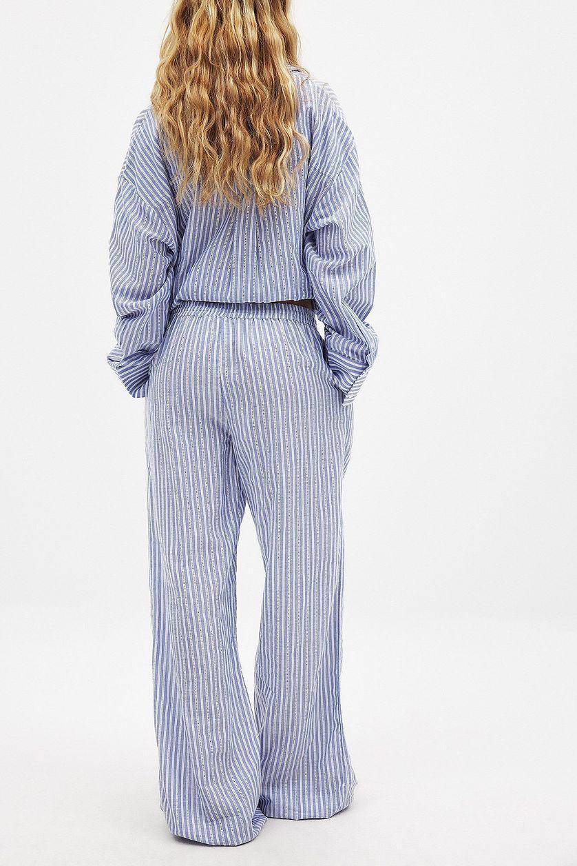 Crochet Insert Mid Waist pants Product Image