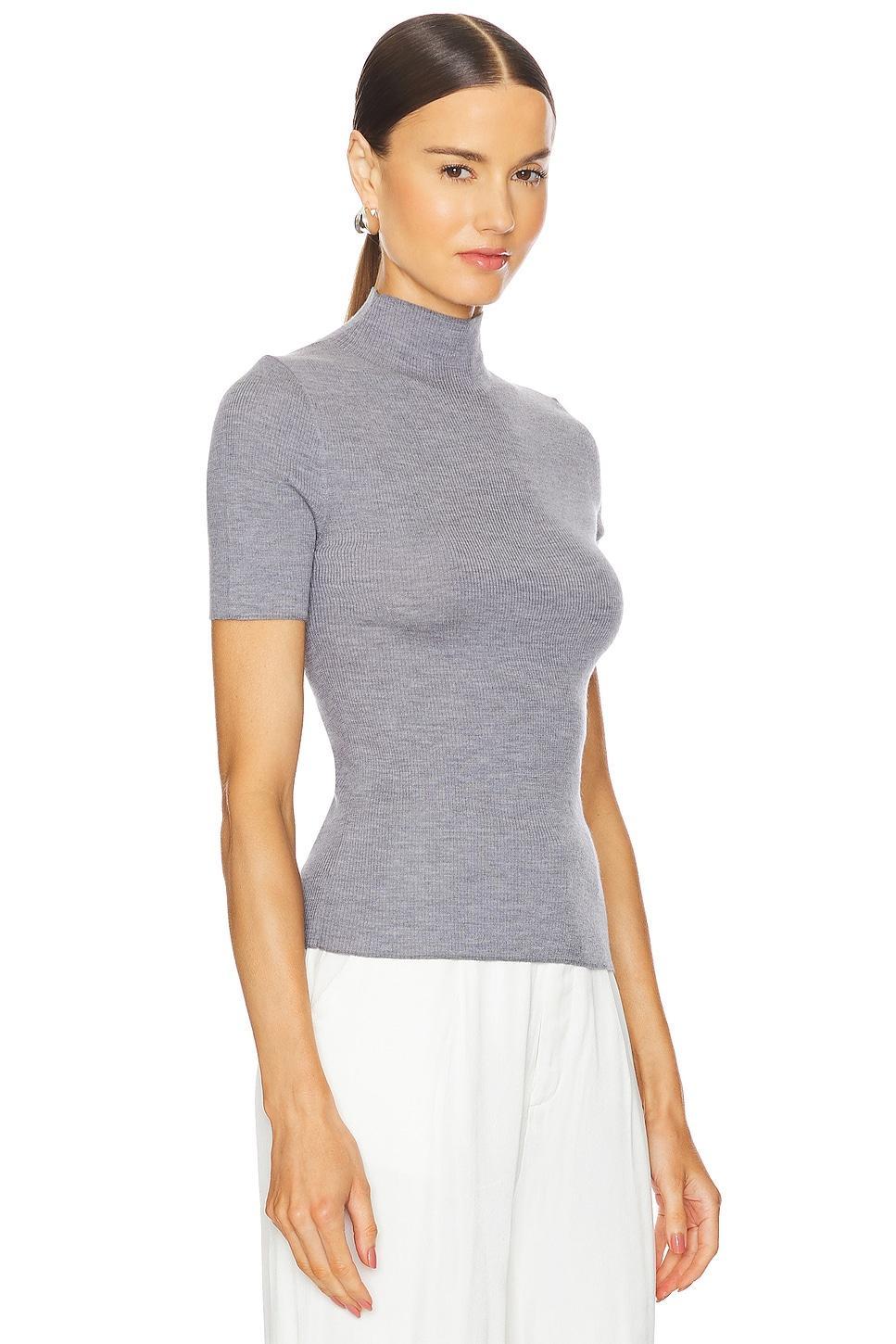 Leenda Mock Neck Top Theory Product Image