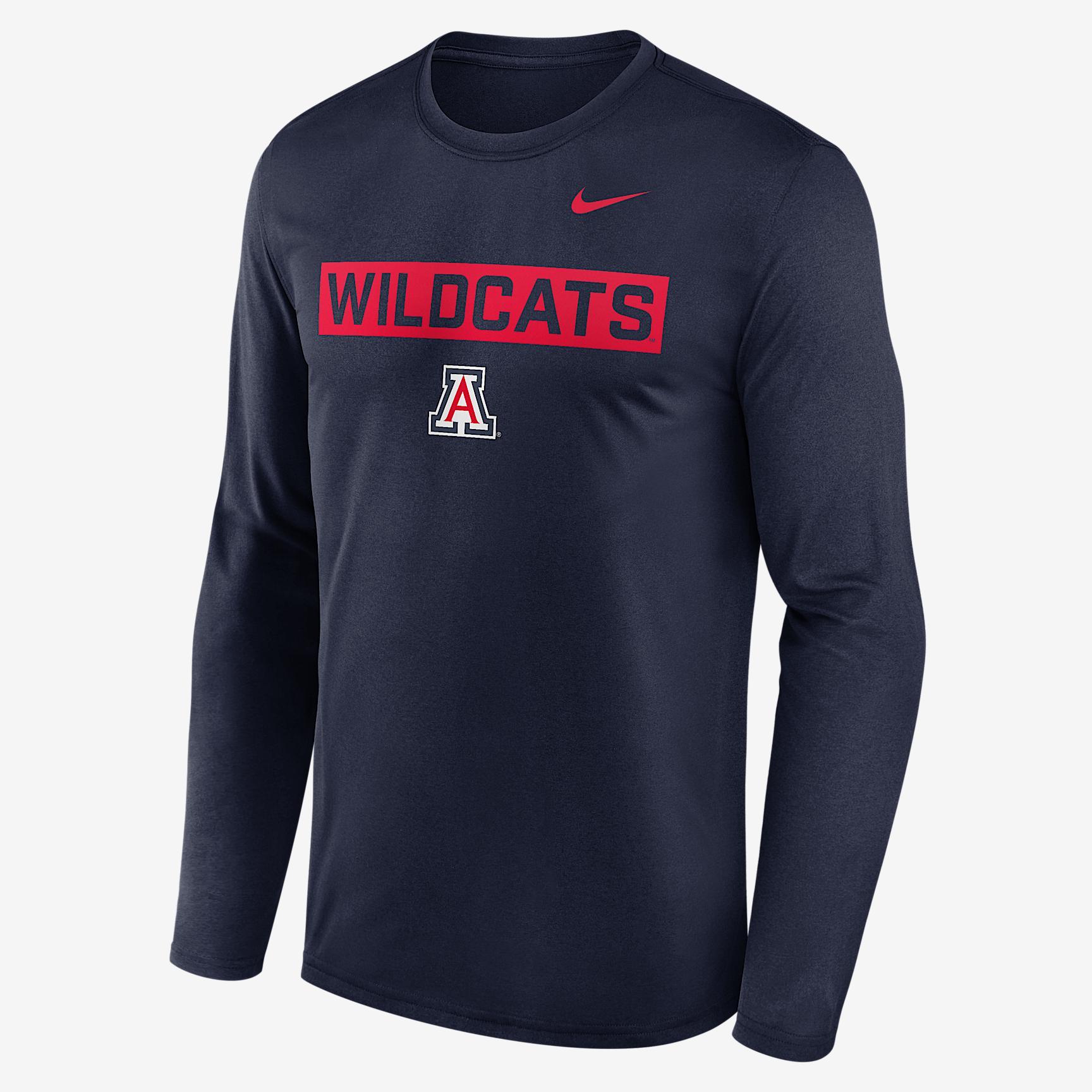 Arizona Primetime Legend 2-Hit Men's Nike Dri-FIT College Long-Sleeve T-Shirt Product Image