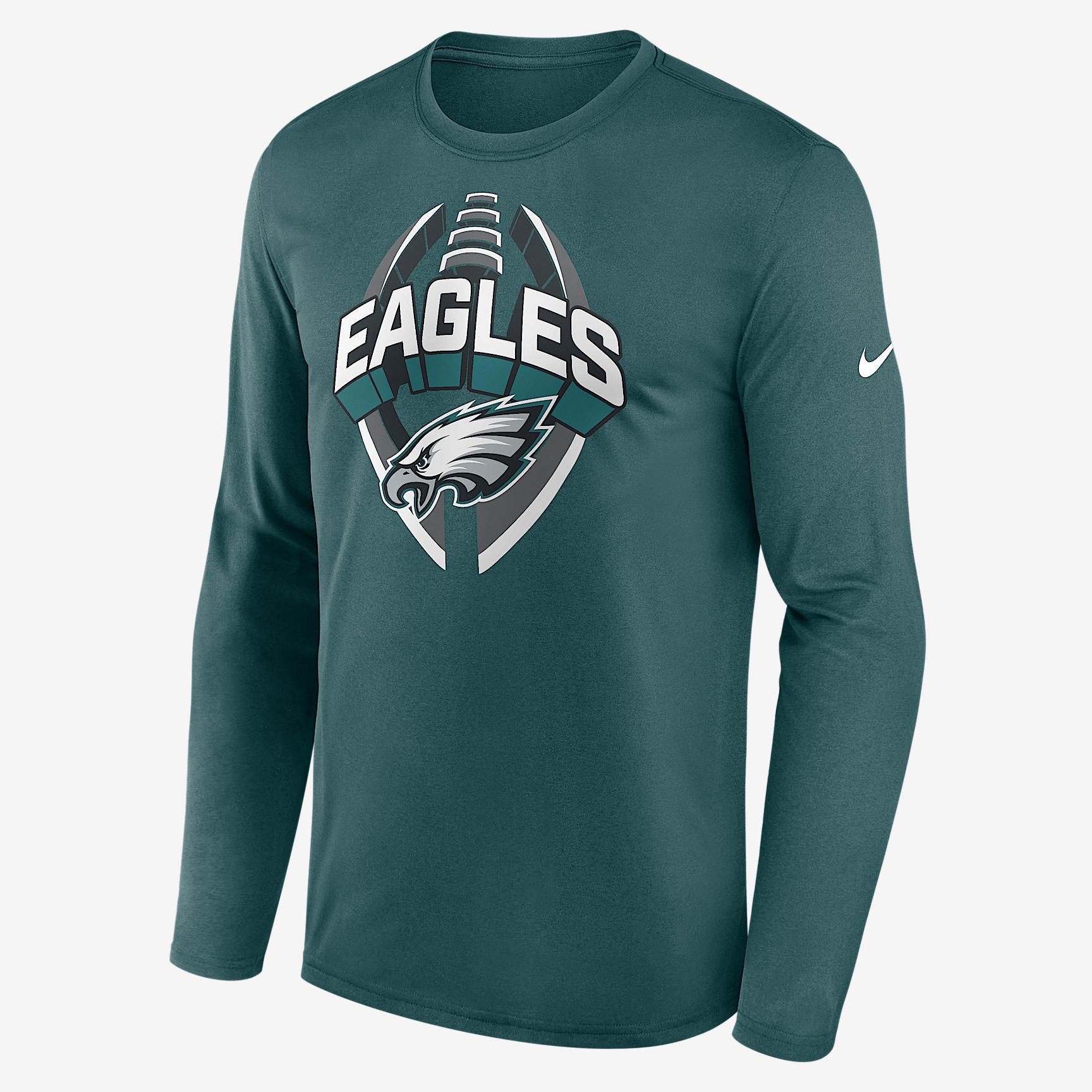 Philadelphia Eagles Legend Icon Men's Nike Dri-FIT NFL Long-Sleeve T-Shirt Product Image