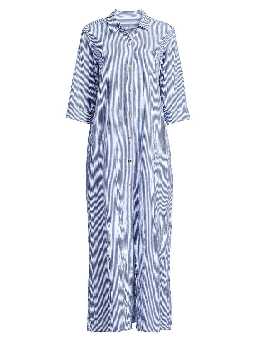 Womens Natalie Maxi Cover-Up Shirtdress Product Image