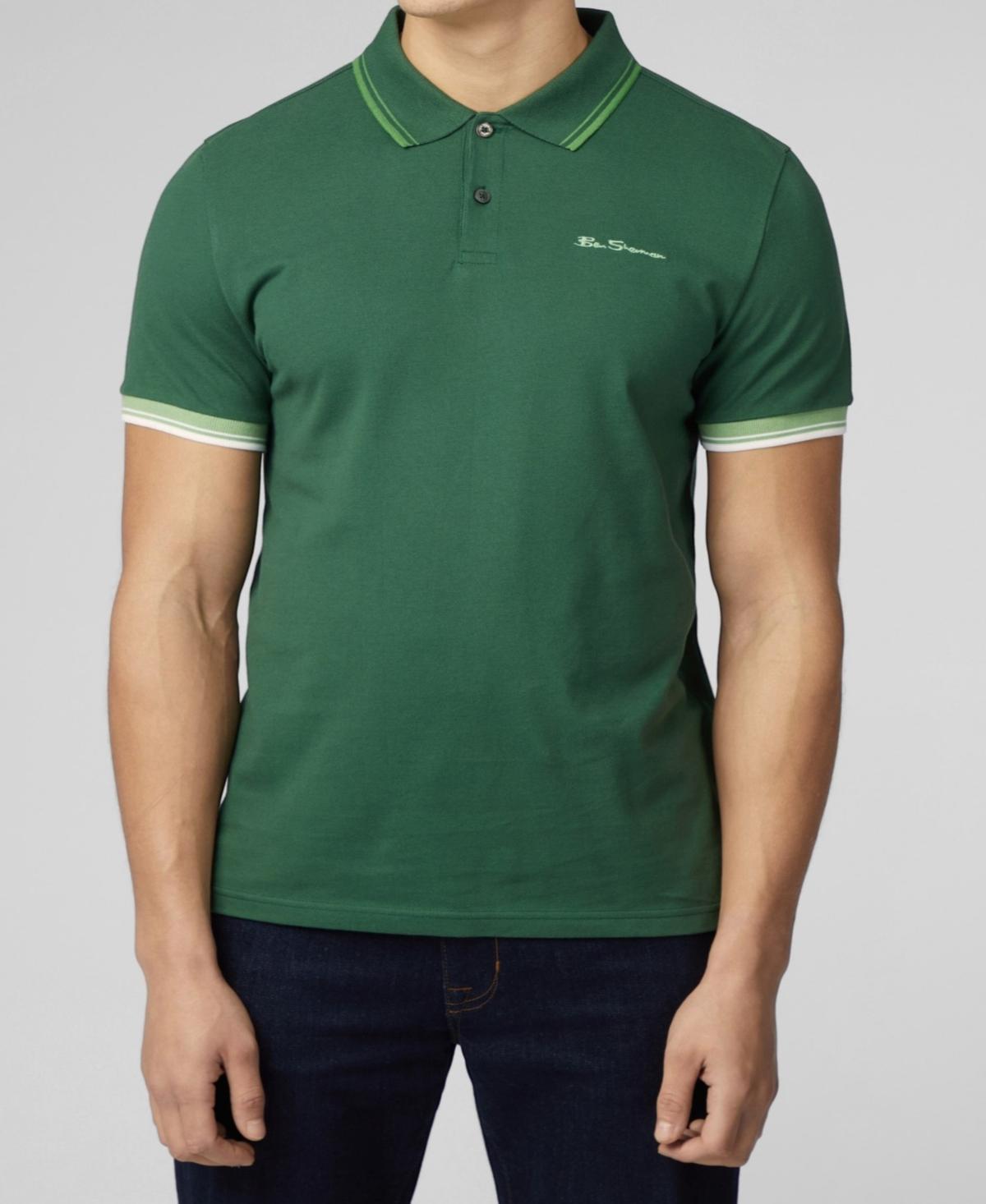 Ben Sherman Mens Signature Short Sleeve Polo Shirt Product Image