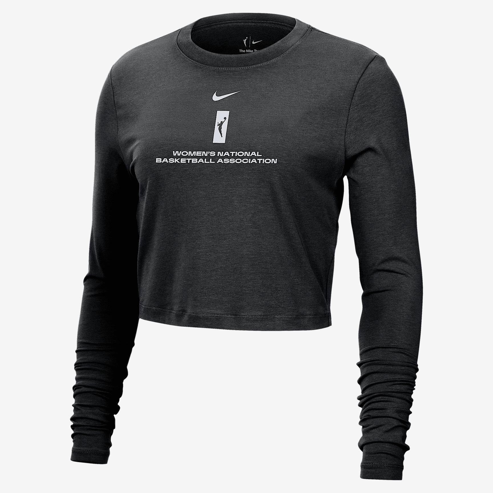 Team 13 Nike Women's WNBA Cropped Long-Sleeve T-Shirt Product Image